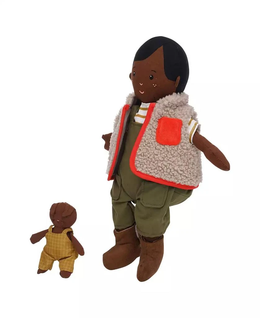 商品Manhattan Toy Company|Playmate Friends Ellis Doll with Mini Bunny Stuffed Animal,价格¥232,第3张图片详细描述