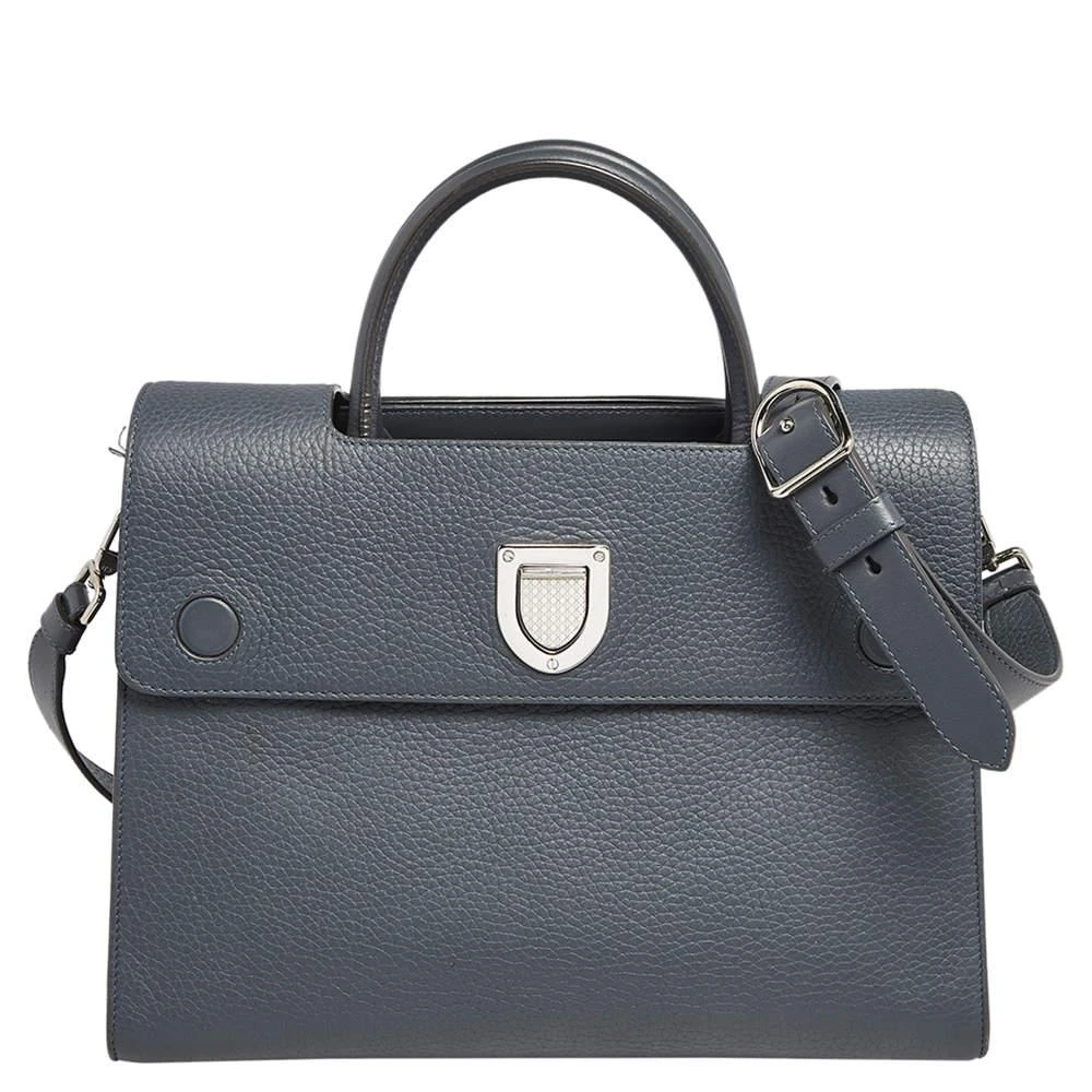 商品[二手商品] Dior|Dior Grey Leather Medium Diorever Tote,价格¥6190,第1张图片