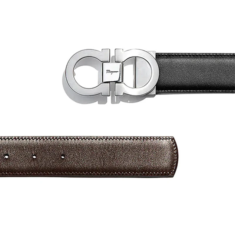 SALVATORE FERRAGAMO 黑色男士腰带 67-9714-663056 商品