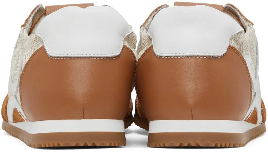 商品Loewe|Beige & Tan Ballet Runner Sneakers,价格¥5619,第4张图片详细描述