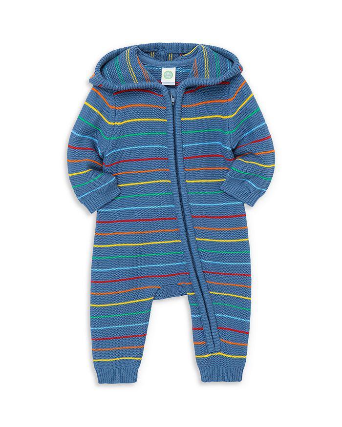 商品Little Me|Boys' Hooded Striped Cotton Sweater Coverall - Baby,价格¥428,第5张图片详细描述