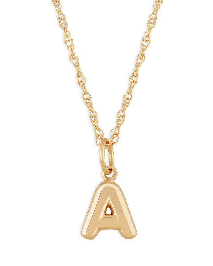 商品Bloomingdale's|Initial Pendant Necklace in 14K Yellow Gold, 18",价格¥3713,第1张图片