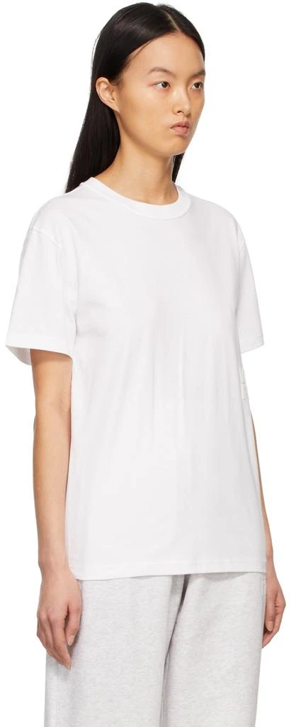 商品Alexander Wang|White Puff Logo Jersey T-Shirt,价格¥488,第2张图片详细描述