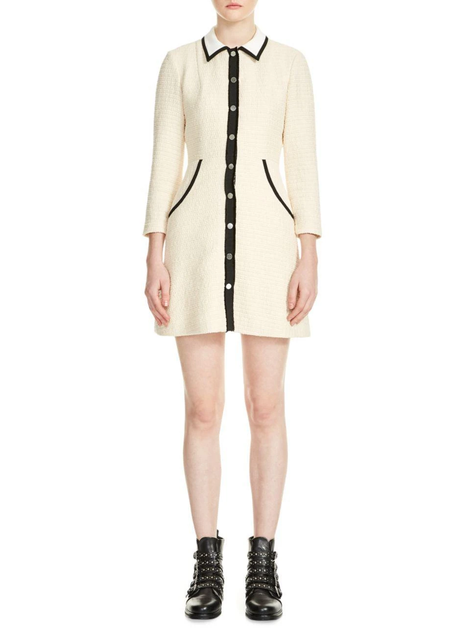 商品Maje|Renalo Tweed Dress,价格¥2441,第1张图片