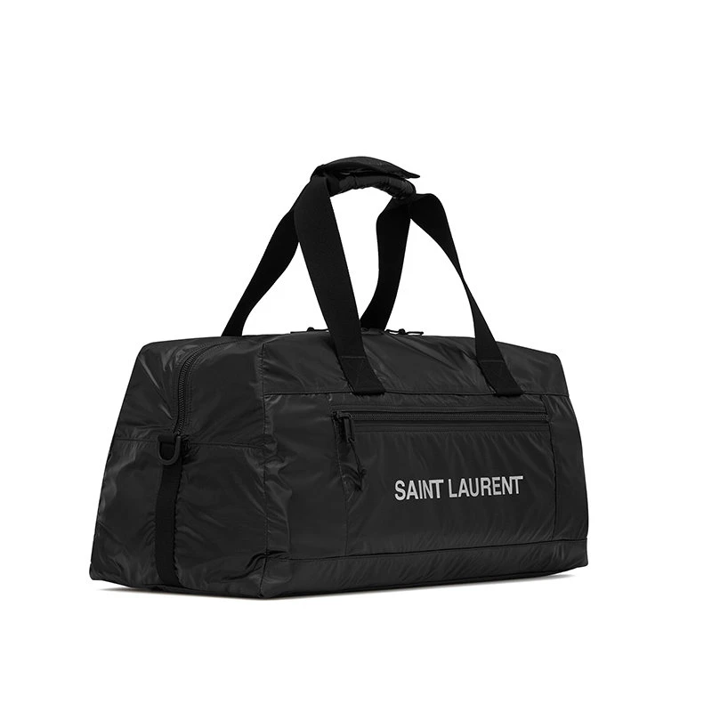 商品Yves Saint Laurent|【预售3-7天】SAINT LAURENT PARIS/圣罗兰 YSL NUXX系列 男士大号黑色尼龙YSL压花旅行手提斜挎单肩包581374HO21Z1054,价格¥8152,第6张图片详细描述