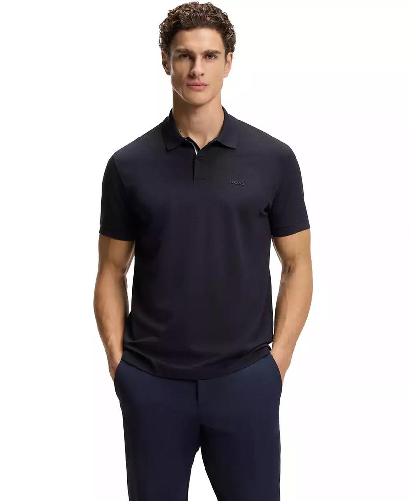 Black Cotton Piqué Paddy Polo image 2