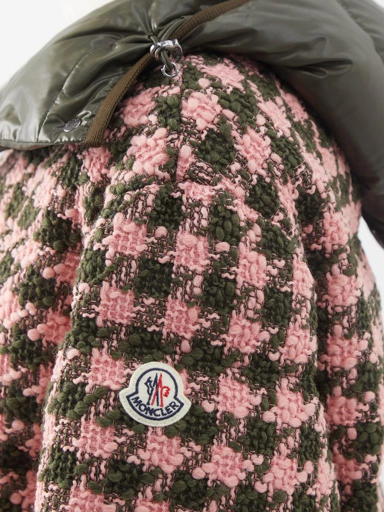 商品Moncler|Chevril wool-blend tweed down jacket,价格¥15898,第4张图片详细描述