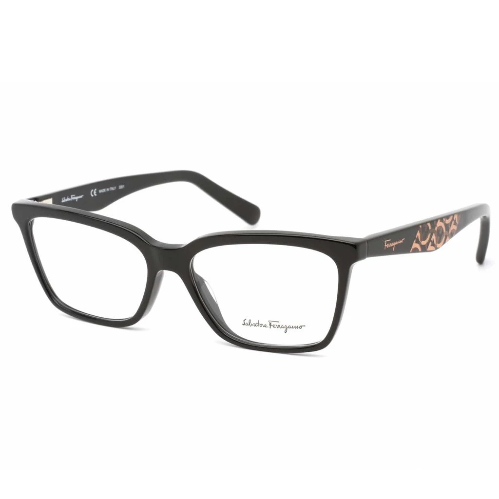 商品Salvatore Ferragamo|Salvatore Ferragamo Women's Eyeglasses - Black Rectangular Full-Rim Frame | SF2904 001,价格¥496,第1张图片