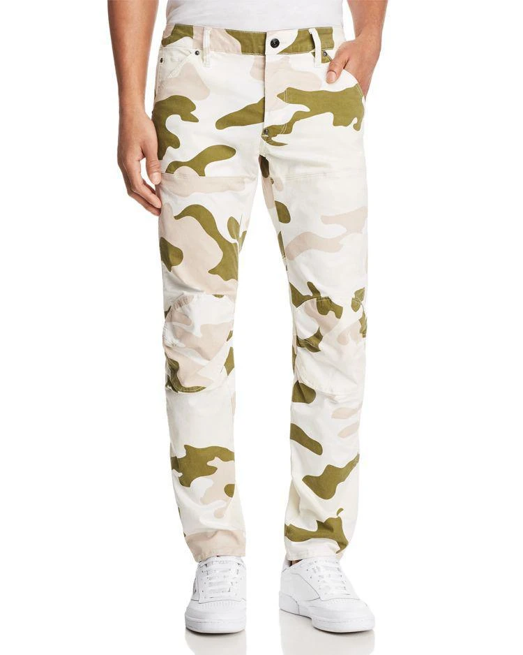 商品G-Star|5620 3D Slim Fit Pants in Milk White Marble,价格¥733,第1张图片