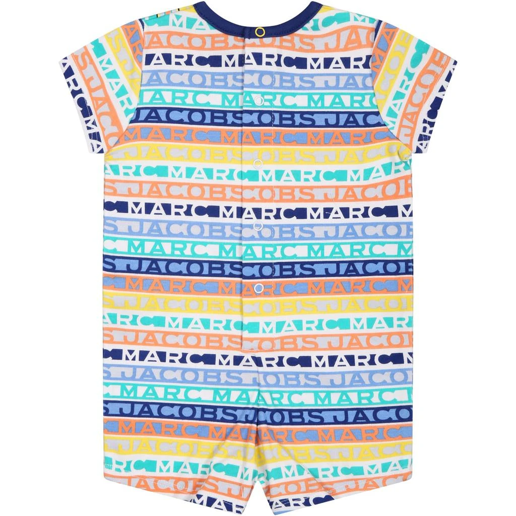 商品Marc Jacobs|Little Marc Jacobs Multicolor Romper For Baby Boy With Print And Logo,价格¥704,第2张图片详细描述