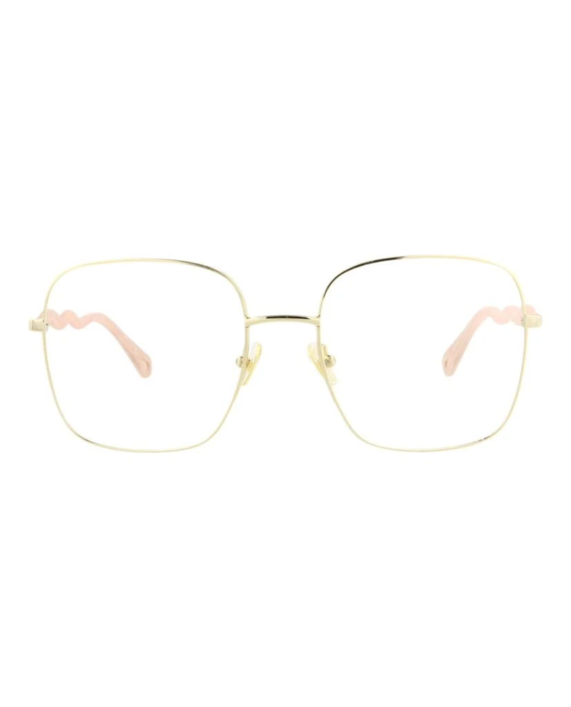 商品Chloé|Square-Frame Metal Optical Frames,价格¥872,第1张图片