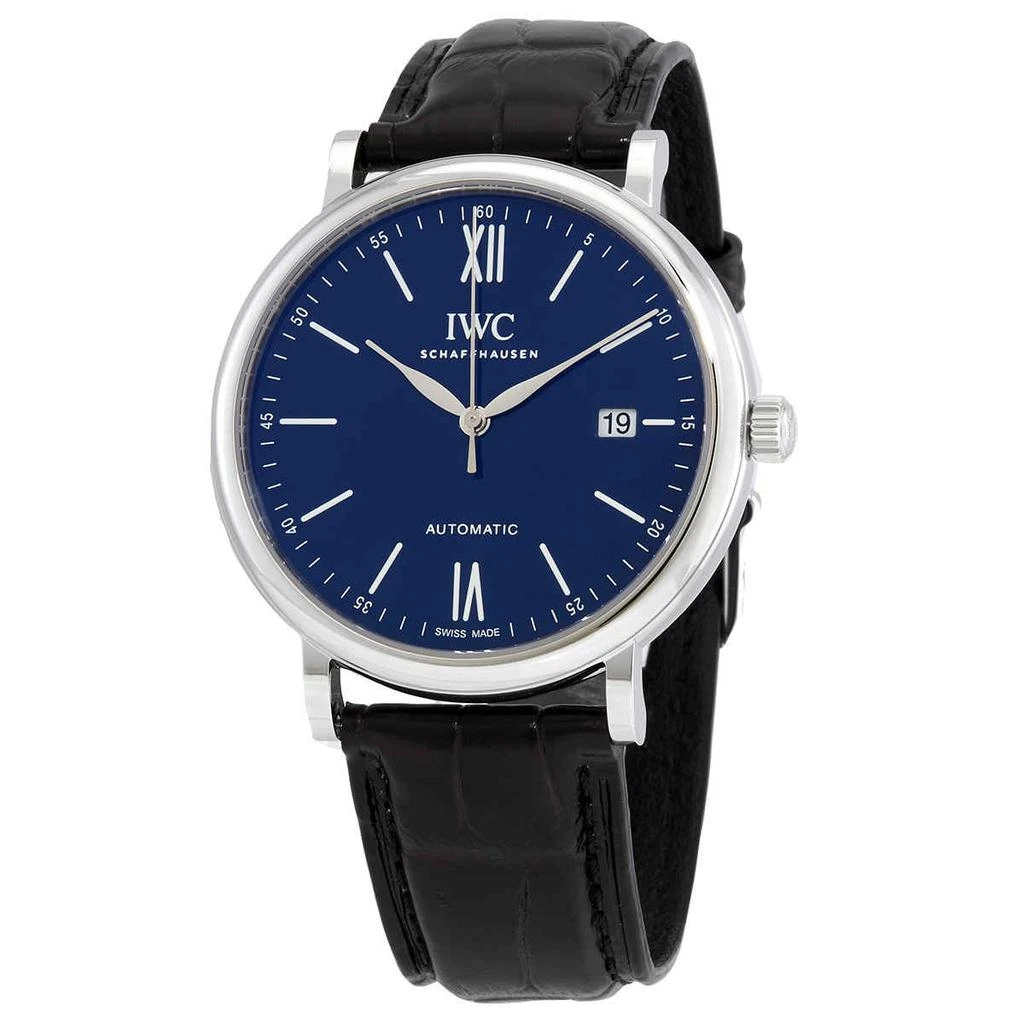 商品IWC Schaffhausen|Portofino Automatic "150 Years" Blue Dial Men's Watch IW356518,价格¥31988,第1张图片