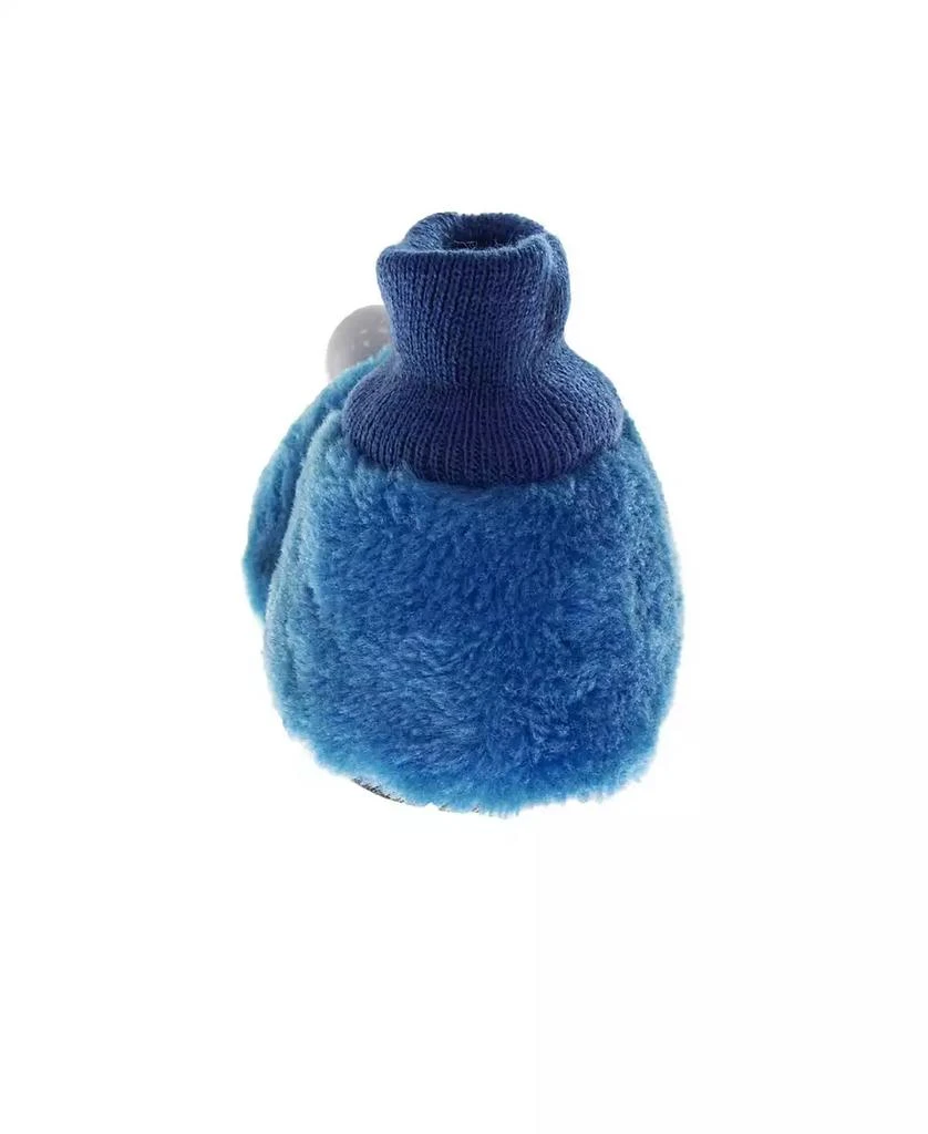 商品Sesame Street|Toddler Girls and Toddler Boys Curious Elmo Dual Sizes Slippers,价格¥169,第4张图片详细描述