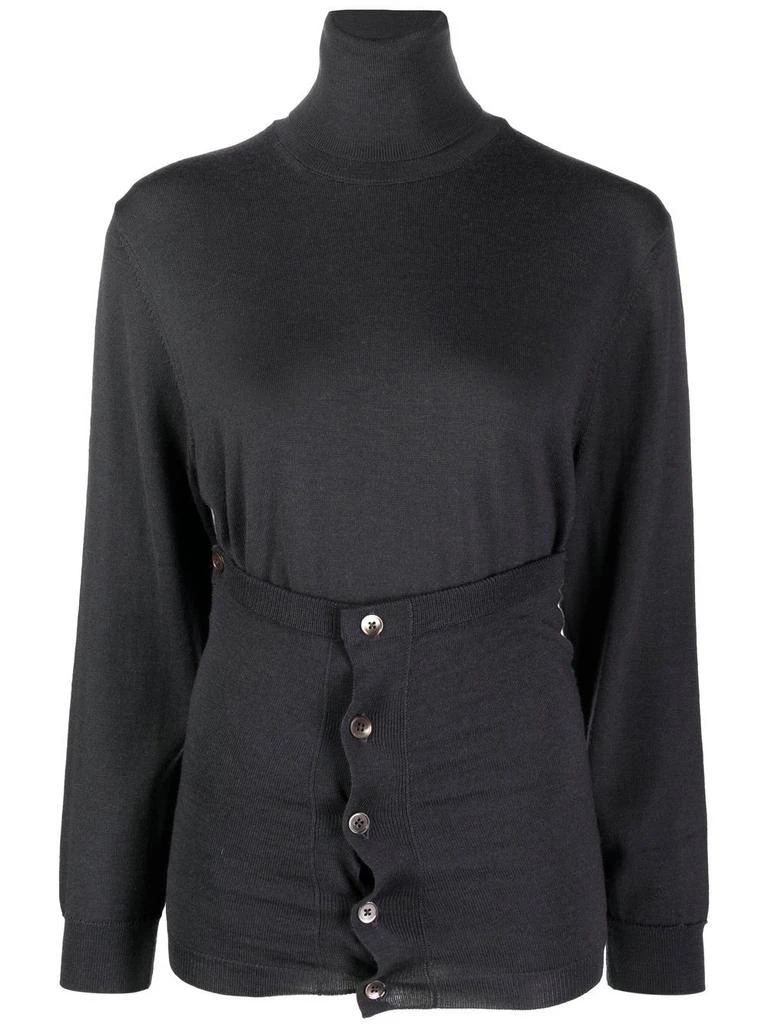商品Lemaire|BUTTONED TURTLENECK,价格¥2987,第1张图片