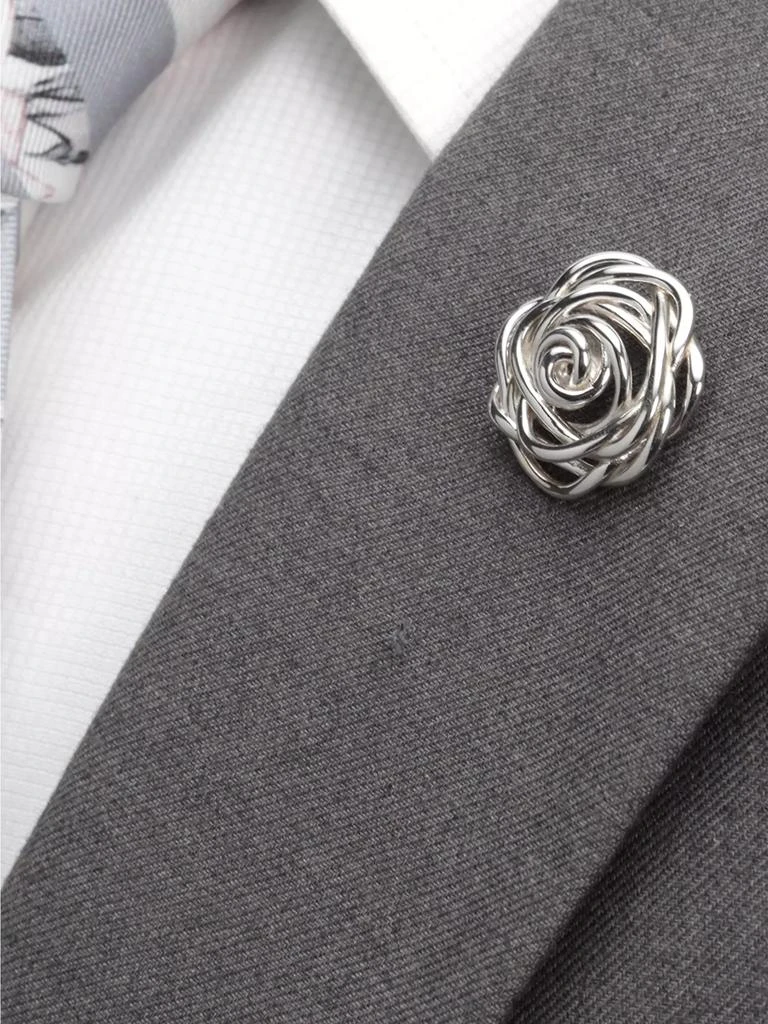 商品Cufflinks Inc.|Ox & Bull Trading Co. Trading Rose Lapel Pin,价格¥828,第3张图片详细描述