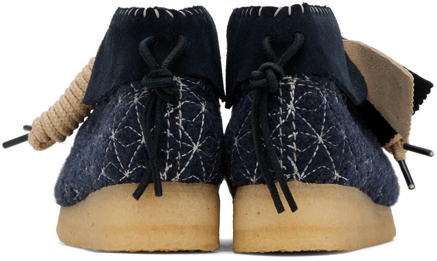 商品Clarks|Navy Wallabee Ankle Boots,价格¥1406,第4张图片详细描述