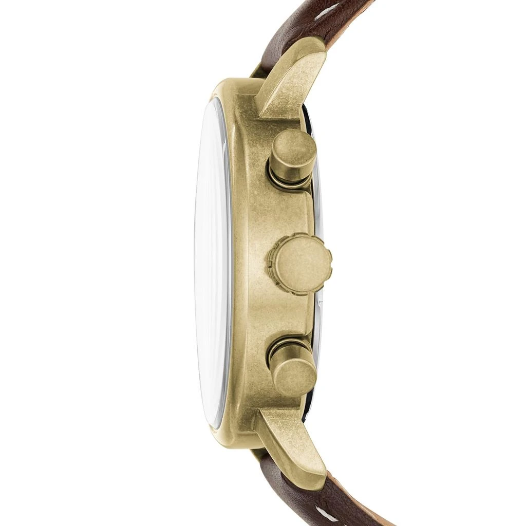 商品Fossil|Fossil Men's Rhett Chronograph, Gold-Tone Stainless Steel Watch,价格¥479,第1张图片