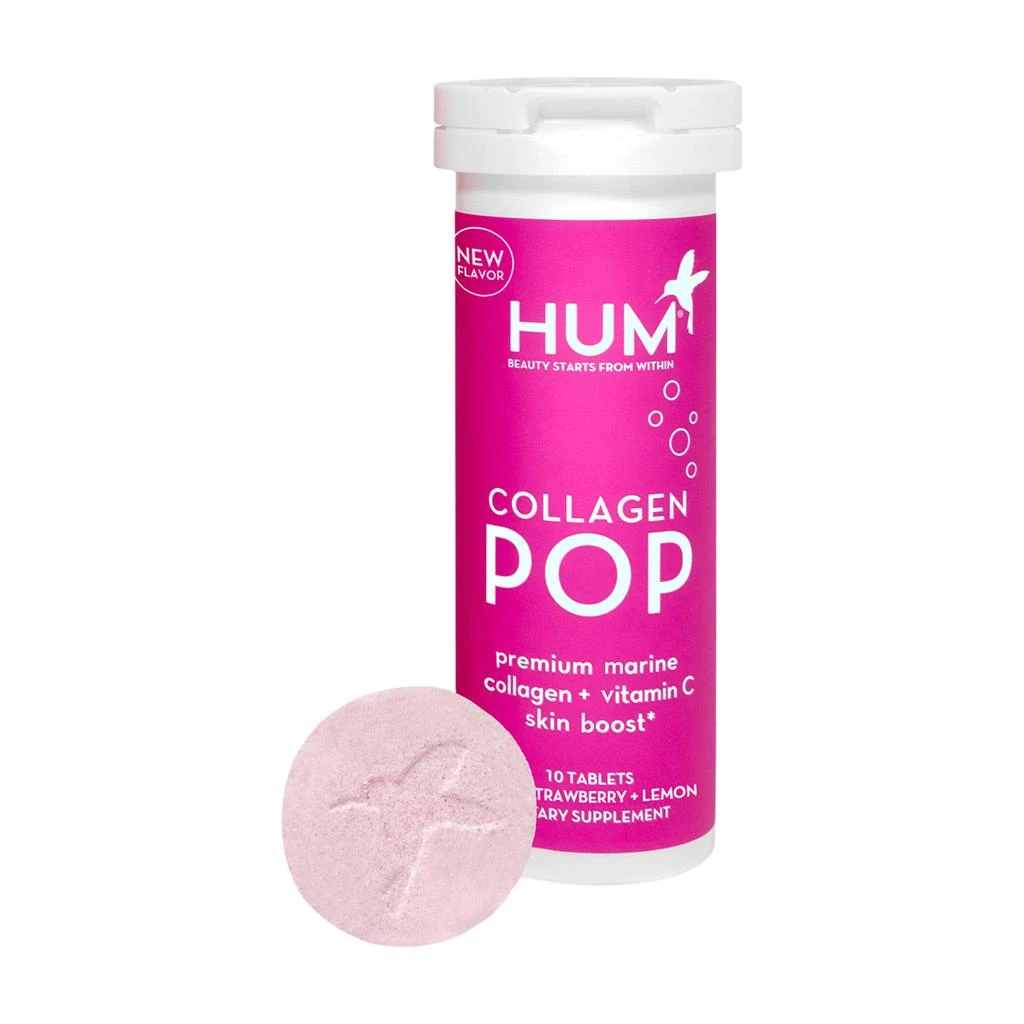 商品Hum Nutrition|Collagen Pop Strawberry Lemon,价格¥49,第3张图片详细描述