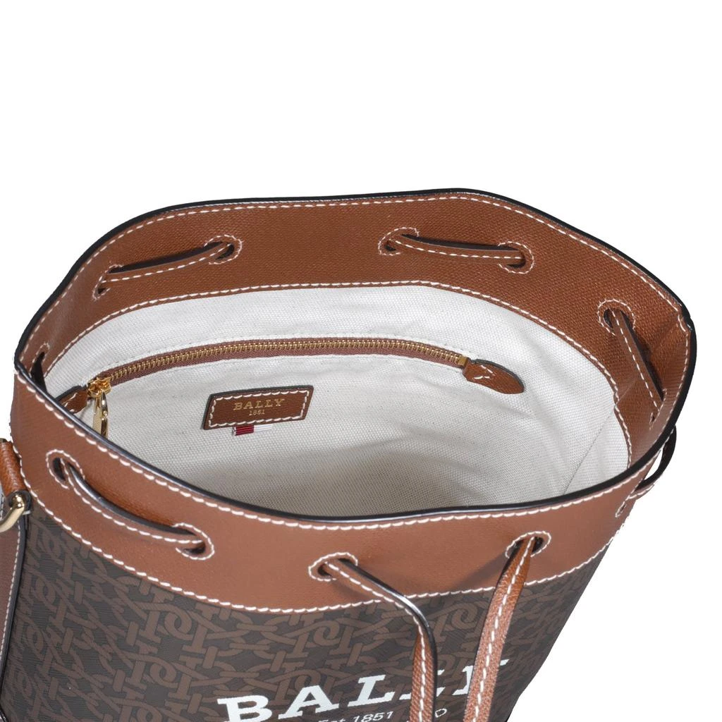 商品Bally|Bally Logo Printed Bucket Bag,价格¥4124,第4张图片详细描述