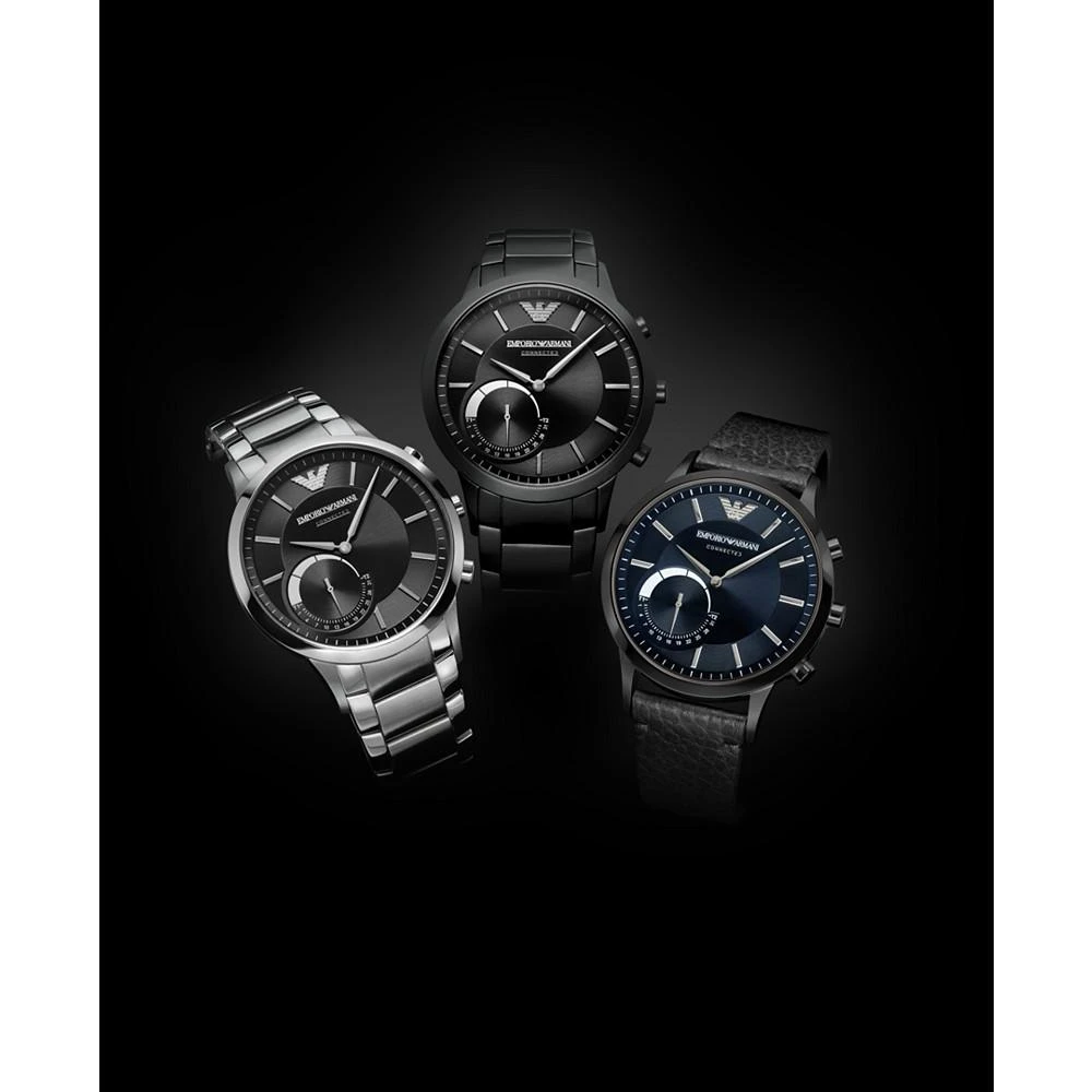 Men's Black Stainless Steel Bracelet Hybrid Smart Watch 43mm ART3001 商品