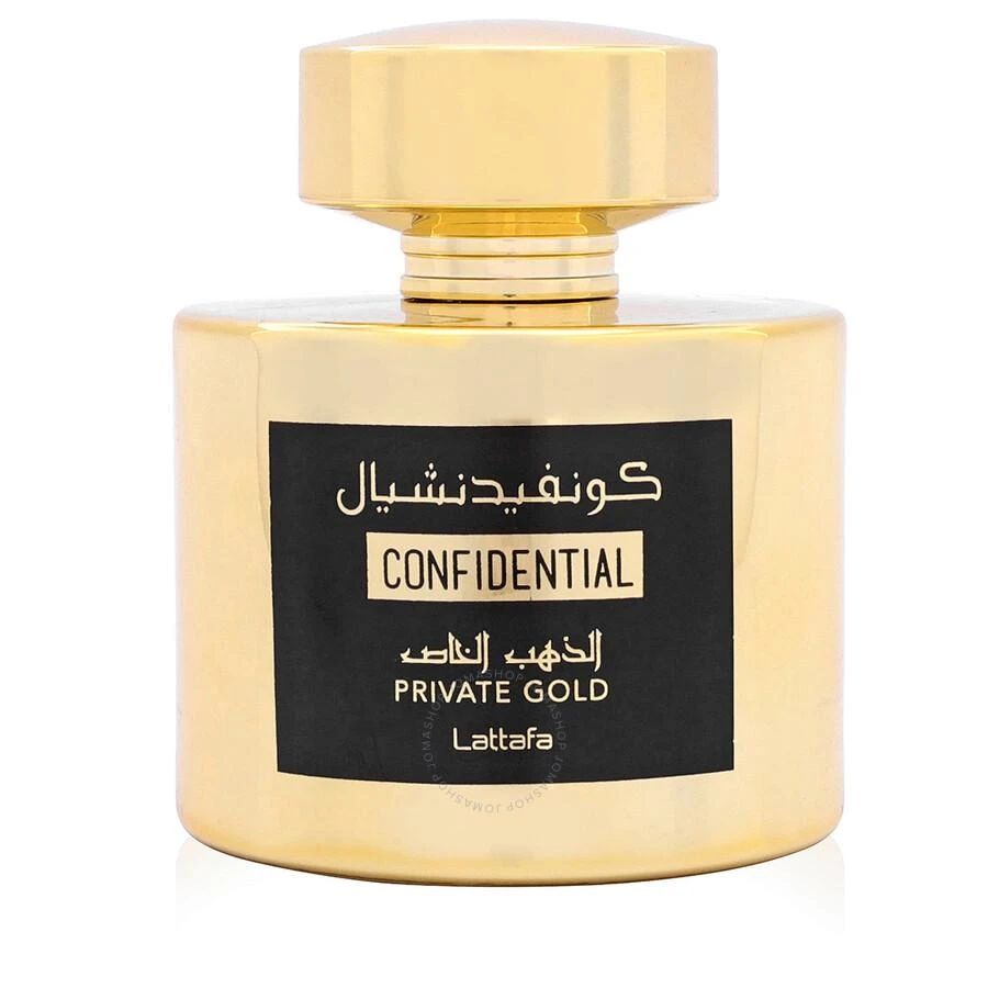 商品Lattafa|Lattafa Confidential Private Gold Unisex EDP,价格¥113,第1张图片