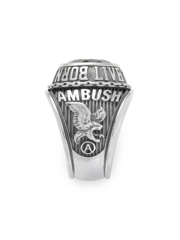 商品Ambush|​Sterling Silver & Onyx Class Ring,价格¥5509,第4张图片详细描述
