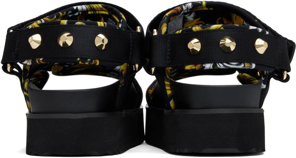 商品Versace|Black Beach Sandals,价格¥1840,第2张图片详细描述