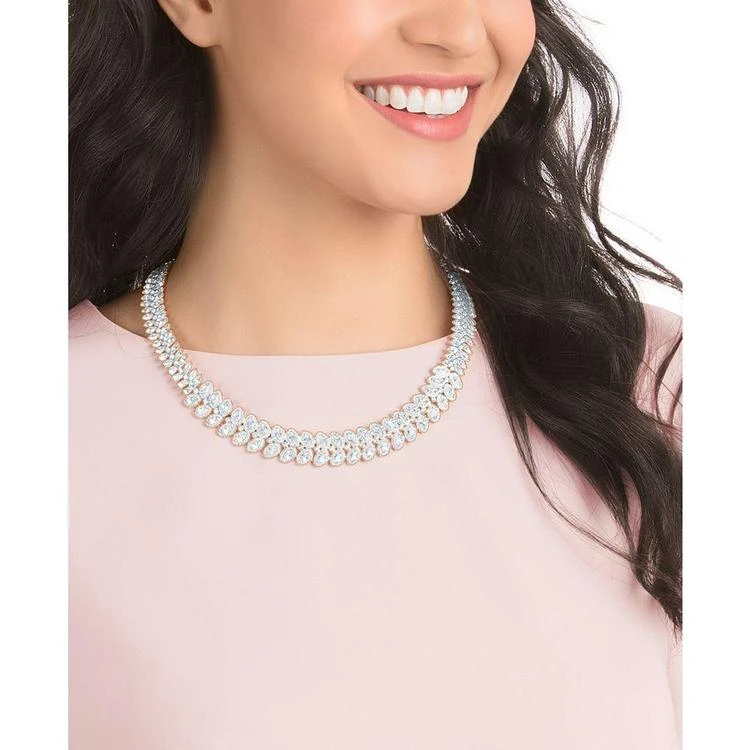 商品Swarovski|Rose Gold-Tone Crystal & Pavé Collar Necklace,价格¥3747,第3张图片详细描述