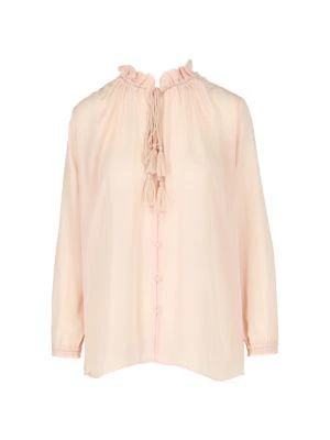 商品Maje|Tassel Semi Sheer Shirt,价格¥356,第1张图片