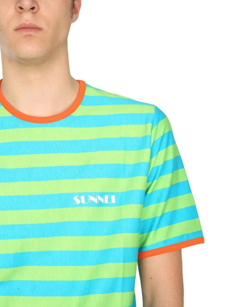 商品SUNNEI|Sunnei Striped Crewneck T-Shirt,价格¥750,第4张图片详细描述