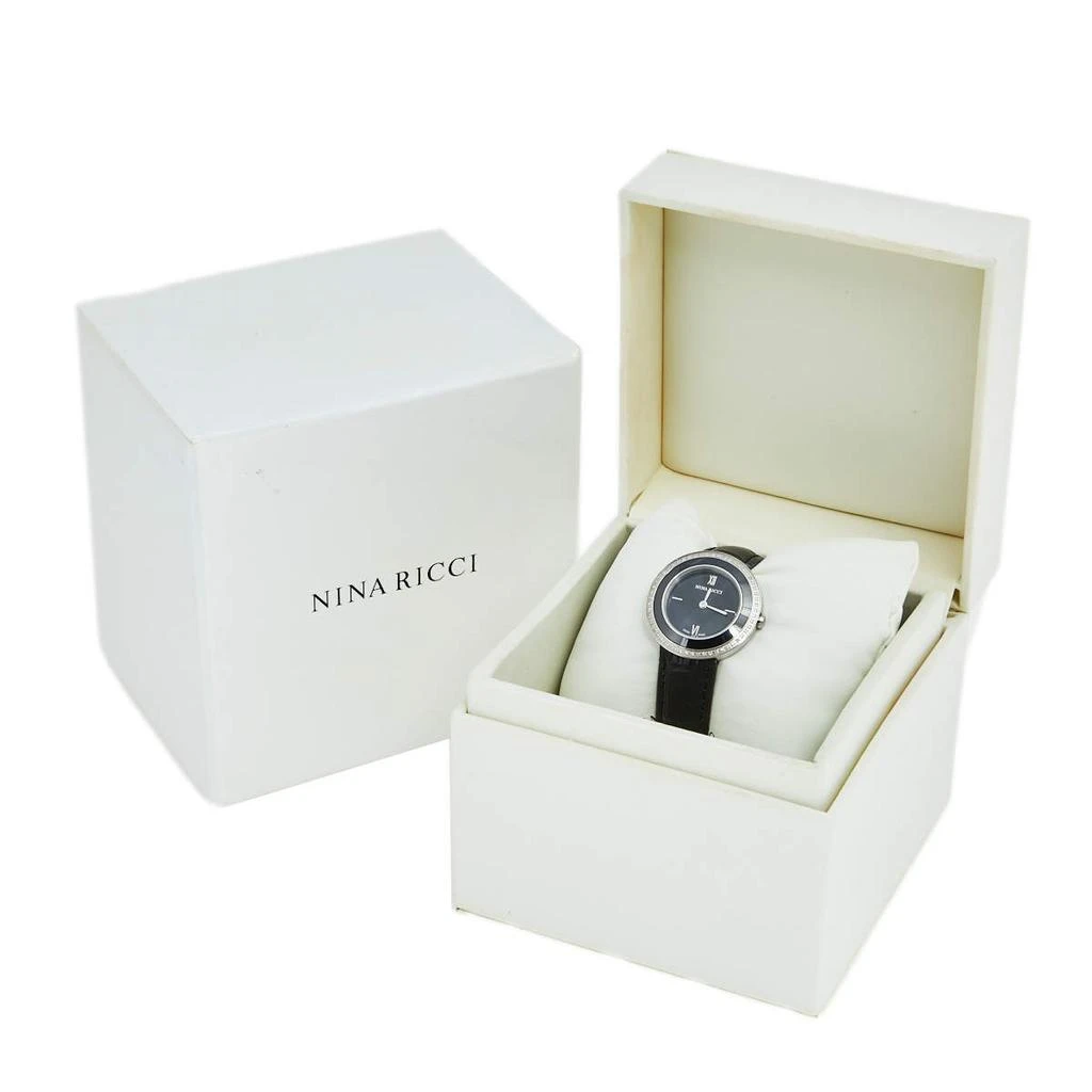 Nina Ricci Black Stainless Steel Leather N064006SM Women's Wristwatch 32 mm 商品