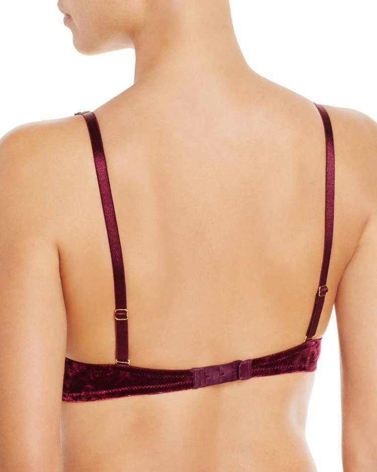 商品Sam Edelman|Velvet & Lace Wireless Plunge Bralette,价格¥127,第2张图片详细描述