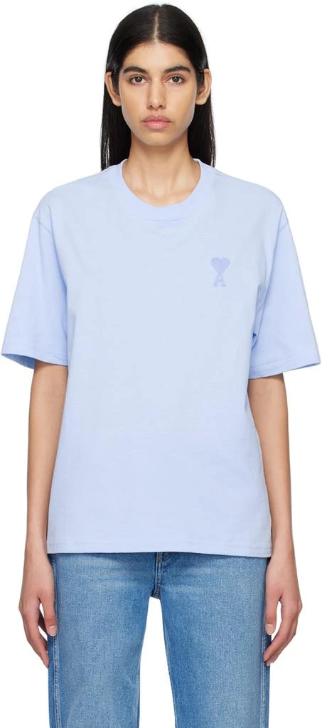 商品AMI|Blue Ami de Cœur T-Shirt,价格¥1195,第1张图片
