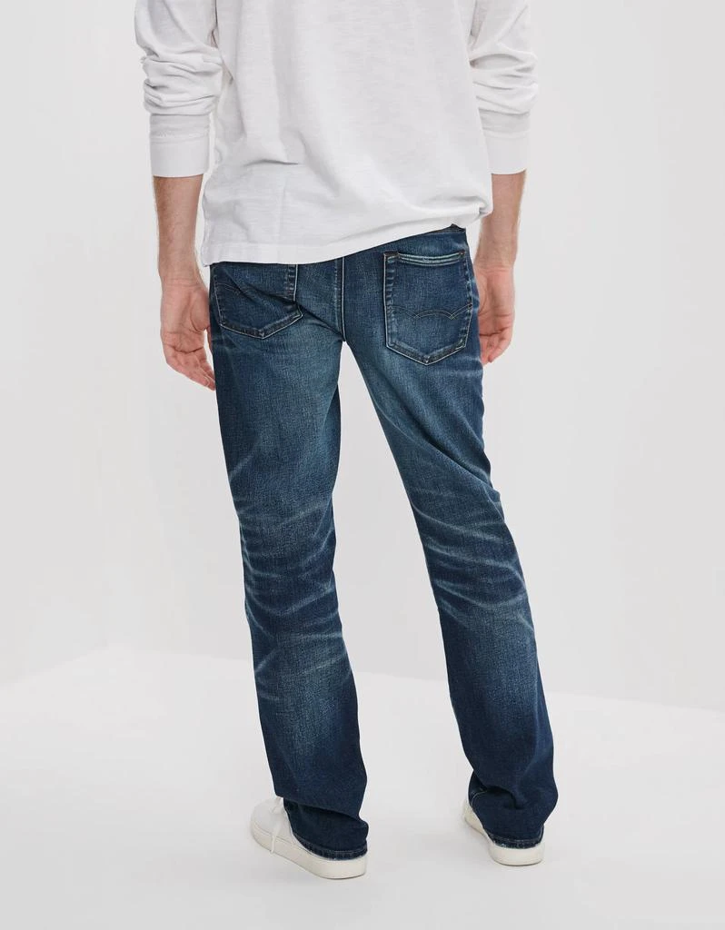 商品AE|AE AirFlex+ Temp Tech Distressed Original Bootcut Jean,价格¥305,第2张图片详细描述