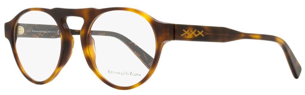 商品Zegna|Ermenegildo Zegna Men's XXX Eyeglasses EZ5188 052 Havana 53mm,价格¥571,第1张图片