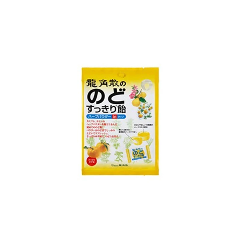 日本龙角散润喉糖清润护嗓糖果零食-橘子味80g 商品
