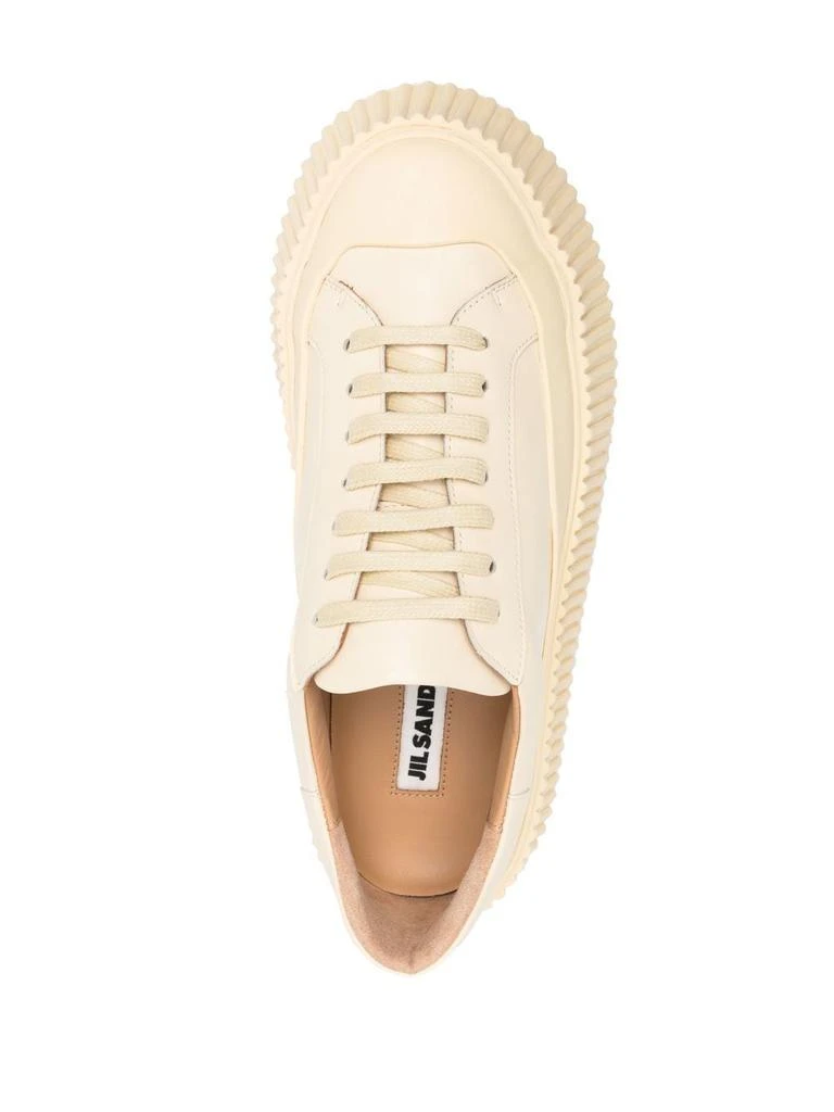 商品Jil Sander|JIL SANDER - Leather Sneakers,价格¥2518,第3张图片详细描述