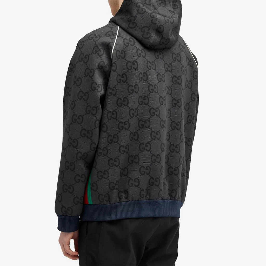 商品Gucci|Gucci Light Neoprene Jumbo GG Hooded Jacket,价格¥16963,第3张图片详细描述