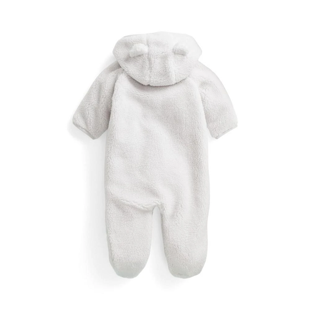 商品Ralph Lauren|Baby Boys or Baby Girls Teddy Fleece Bunting Coverall,价格¥403,第2张图片详细描述