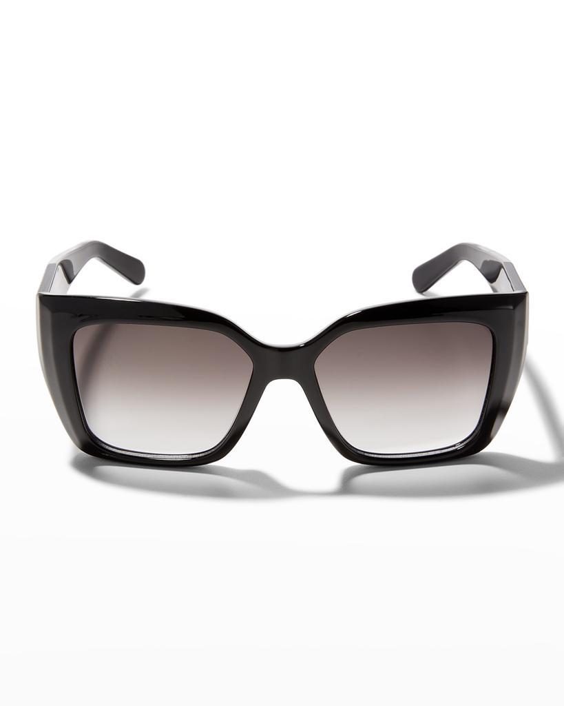商品Salvatore Ferragamo|Rectangle Gancio Injection Plastic Sunglasses,价格¥1897,第5张图片详细描述