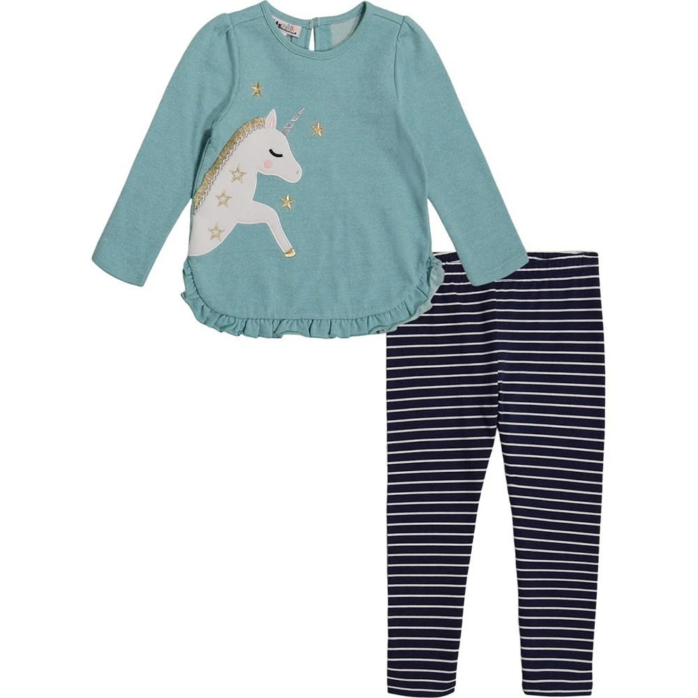 商品KIDS HEADQUARTERS|Baby Girls Unicorn Tunic and Leggings, 2 Piece Set,价格¥121,第1张图片