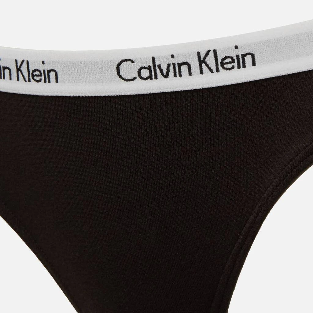 商品Calvin Klein|Calvin Klein Women's 3 Pack Bikini Briefs - Black,价格¥200,第4张图片详细描述