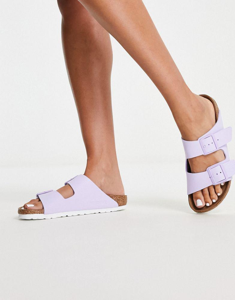 Birkenstock Arizona flat sandals in vegan lavender fog商品第3张图片规格展示