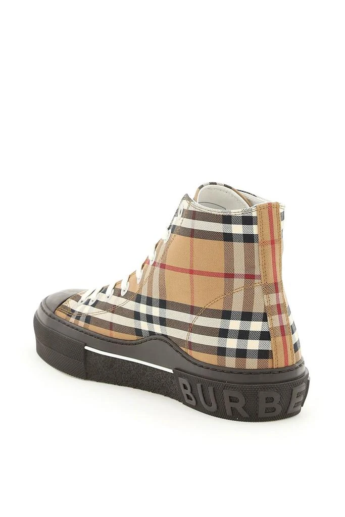 商品Burberry|Burberry vintage check canvas hi-top sneakers,价格¥3149,第3张图片详细描述