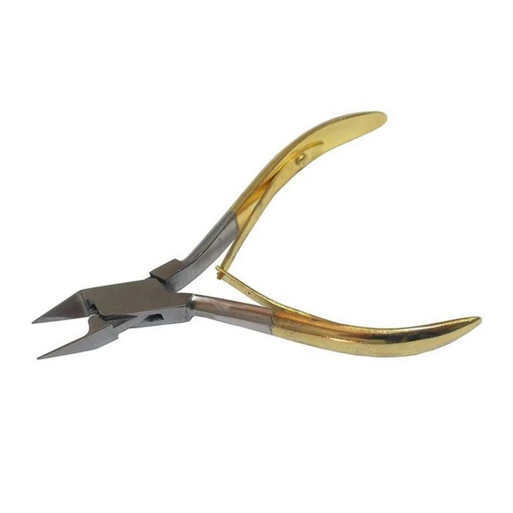 商品Shelter|873-G Gold Cuticle Manicure Care Cutter Nippers Clipper Stainless Steel, 4 in.,价格¥149,第1张图片