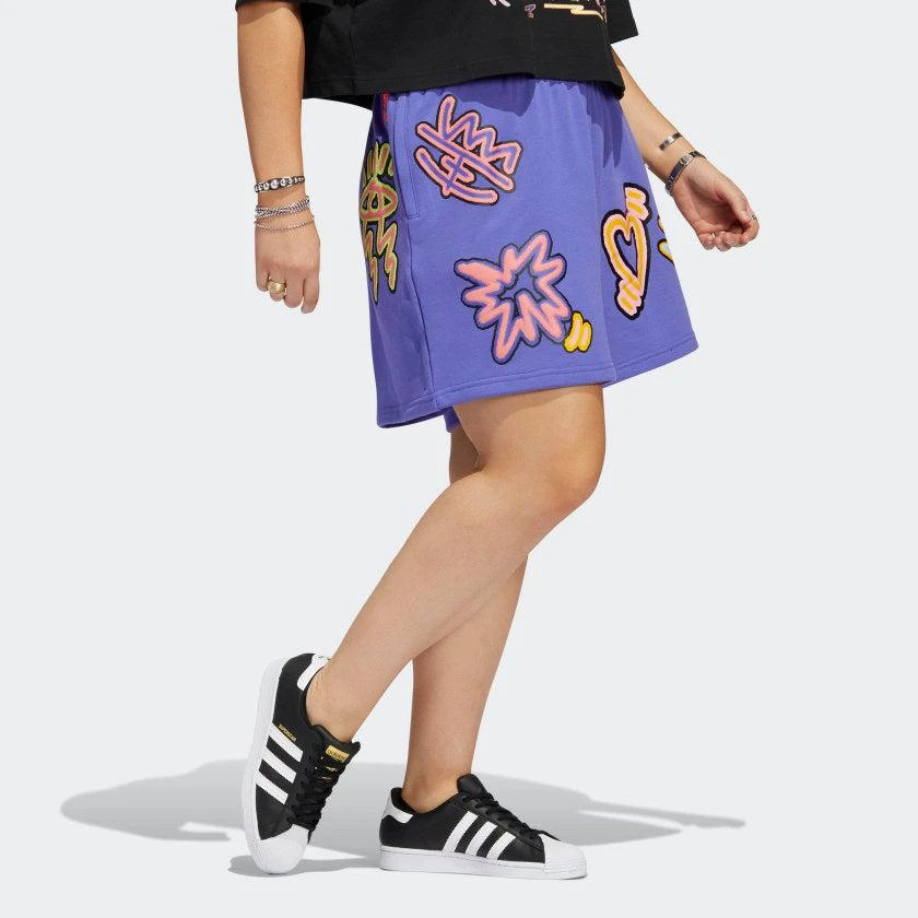 商品Adidas|Women's adidas Love Unites Loose Shorts (Plus Size),价格¥276,第3张图片详细描述