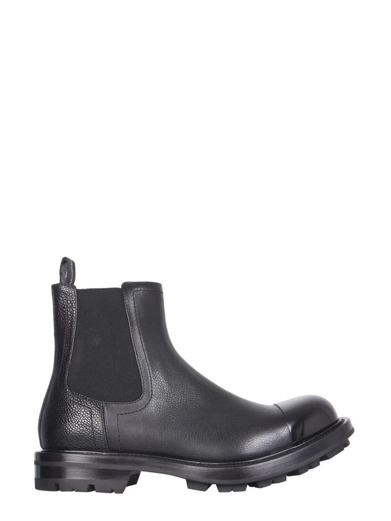 商品Alexander McQueen|ALEXANDER MCQUEEN CHELSEA WORKER BOOTS,价格¥3501,第1张图片