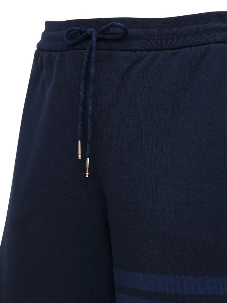 商品Thom Browne|Tonal 4 Bar Cotton Sweat Shorts,价格¥5800,第3张图片详细描述