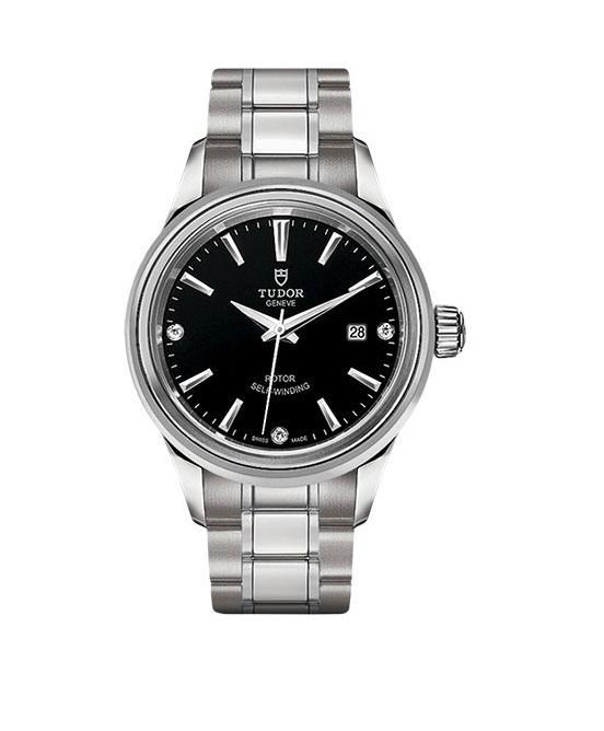 商品Tudor|Tudor Automatic Black Dial with Diamond Dial Ladies Watch M12100-0004,价格¥14731,第1张图片