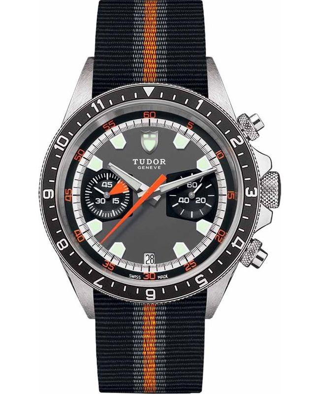 Tudor Heritage Chronograph Grey Dial Men's Watch M70330N-0004商品第1张图片规格展示